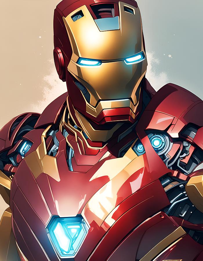 Iron Man Painting by CIKA Artist - Fine Art America