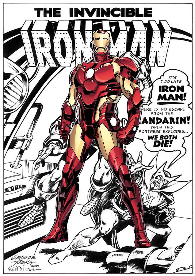 Iron Man Comic Cover Digital Art by Steven Saunders - Fine Art America