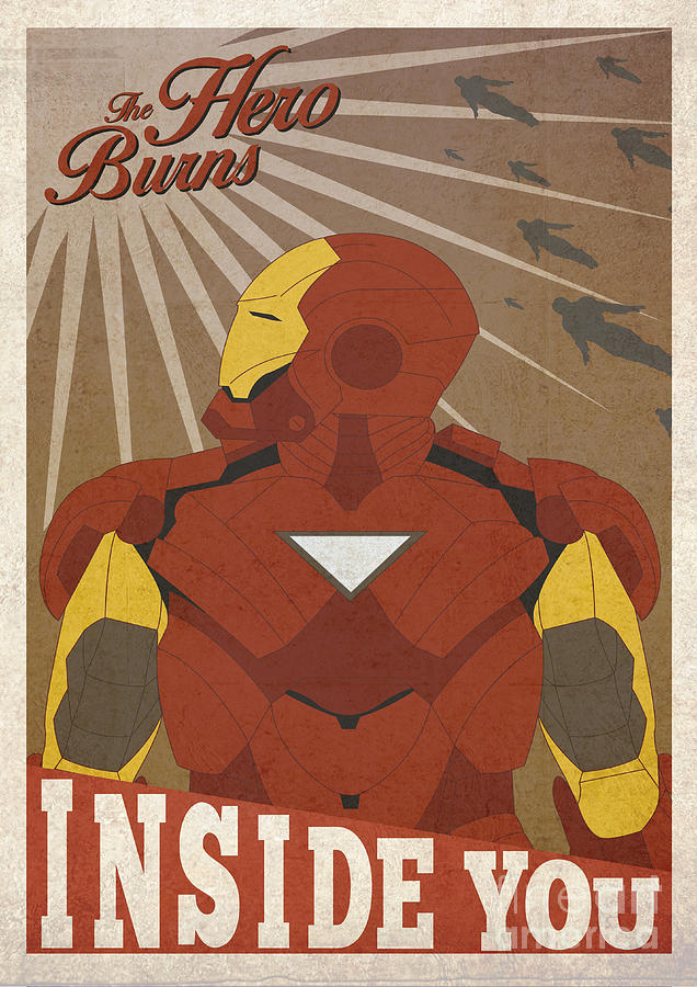 Iron Man Propaganda Artwork Digital Art By S H