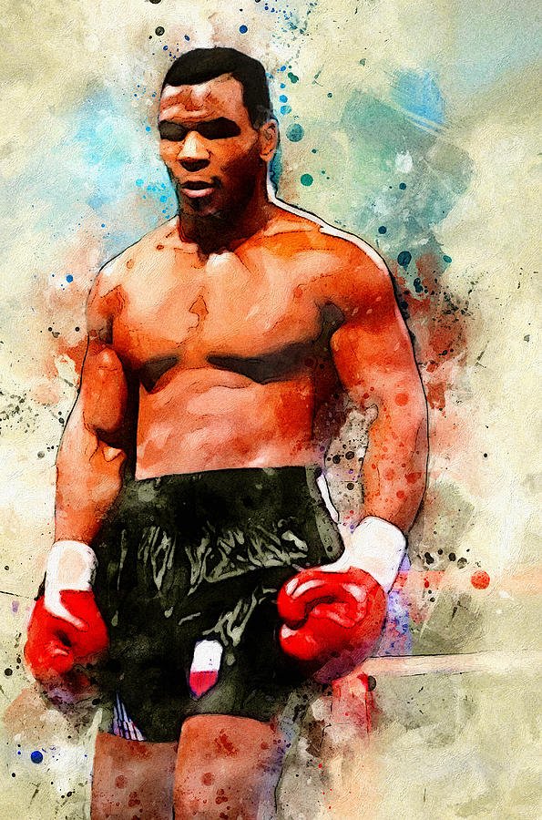 Iron Mike Tyson Painting by John Farr - Fine Art America