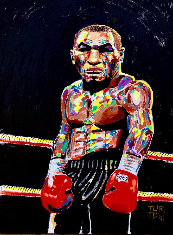 Iron Mike Tyson No.3 Painting By Jason Turtel - Fine Art America