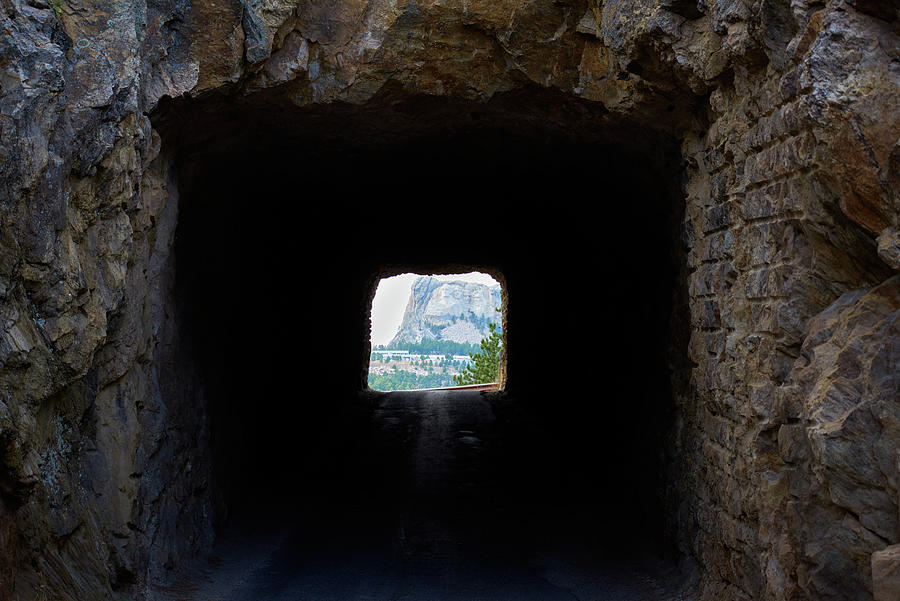 Iron Mountain Road Tunnel Photograph by Paul Freidlund