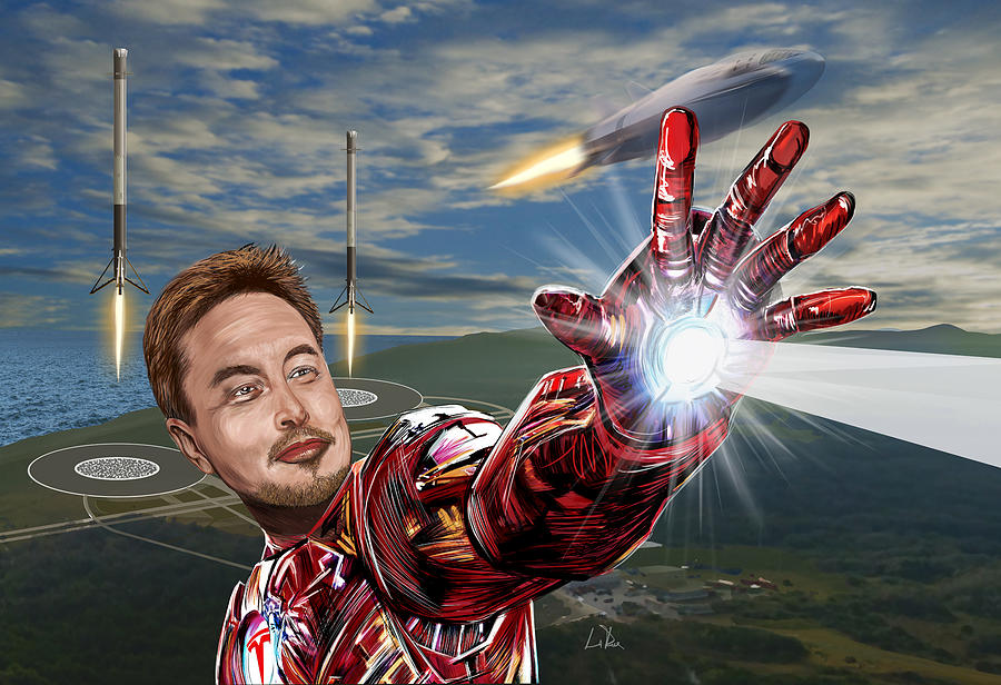 Iron Musk Digital Art