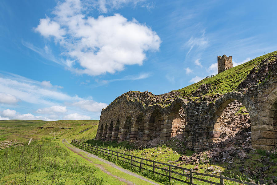 Iron ore kilns in Rosedale Photograph by Gary Eason