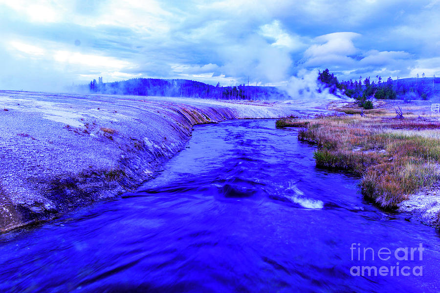  Iron Spring Creek Yellowstone National Park Photograph by Jeff Swan