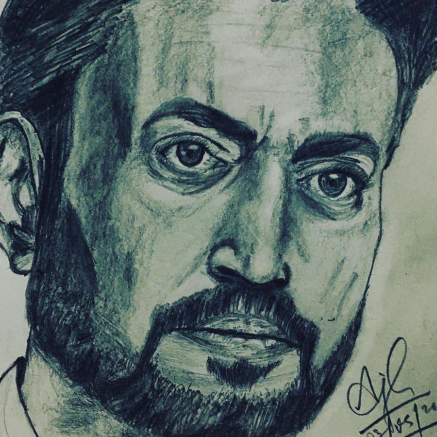 Actor Mohanlal Pencil Portrait Indian Movie poster on fine art paper 13x19  Fine Art Print - Art & Paintings posters in India - Buy art, film, design,  movie, music, nature and educational