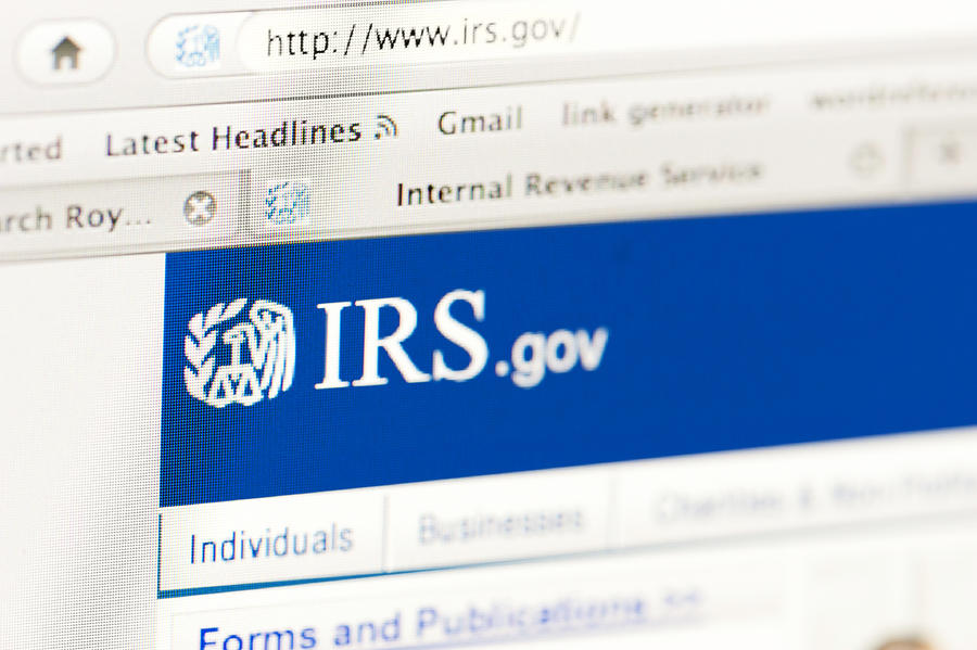 IRS Web Page Photograph by Juanmonino
