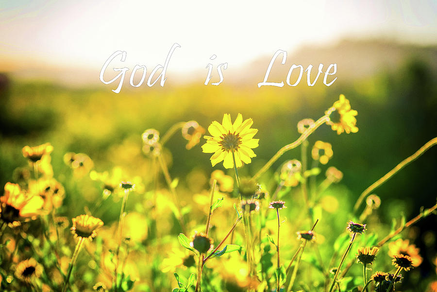 God Is Love 2 Photograph by Joseph S Giacalone