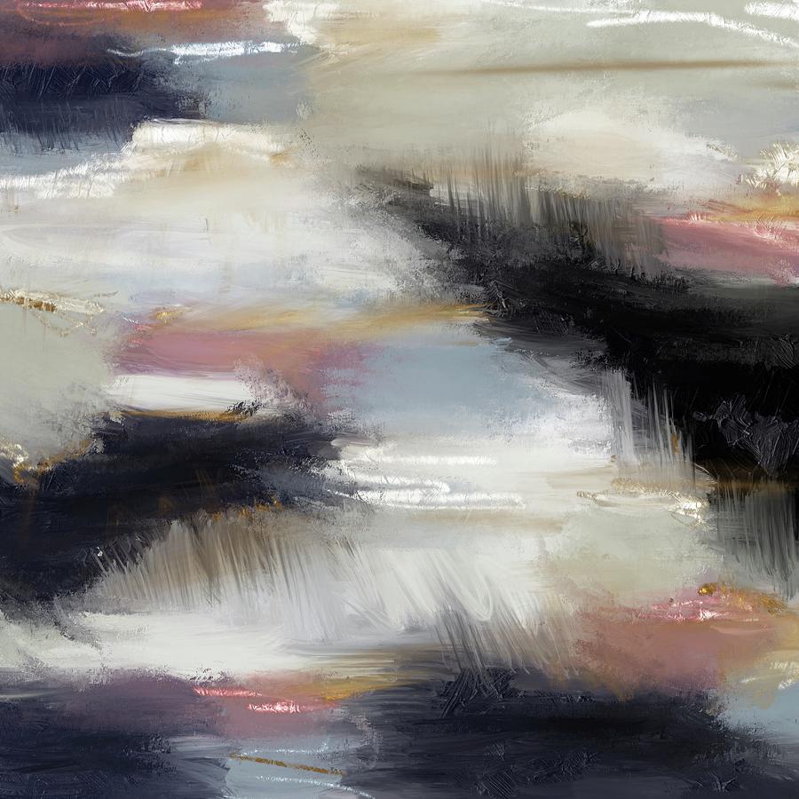 Is the storm clearing Painterly Abstract 7 Painting by Itsonlythemoon -