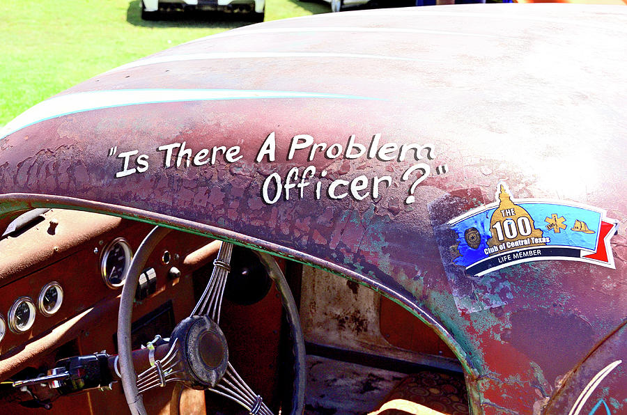 Is There A Problem Officer? Photograph by David Lawson