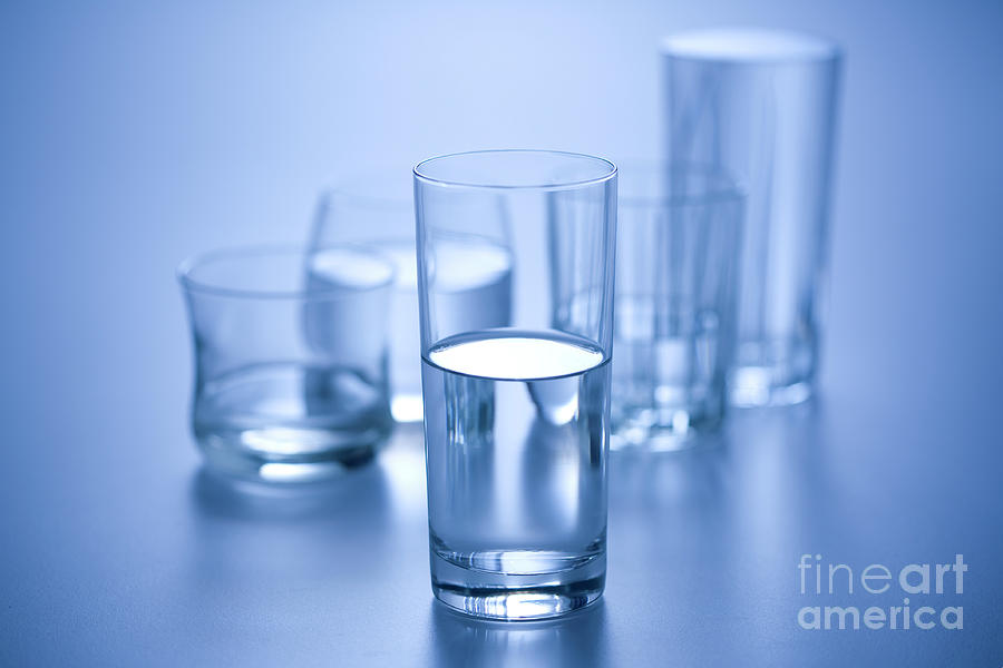 Is your glass half empty or half full? Photograph by George Robinson