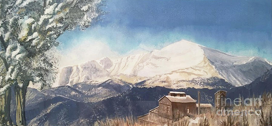 Isabella MIne, Colorado Painting by Jacqueline Shuler