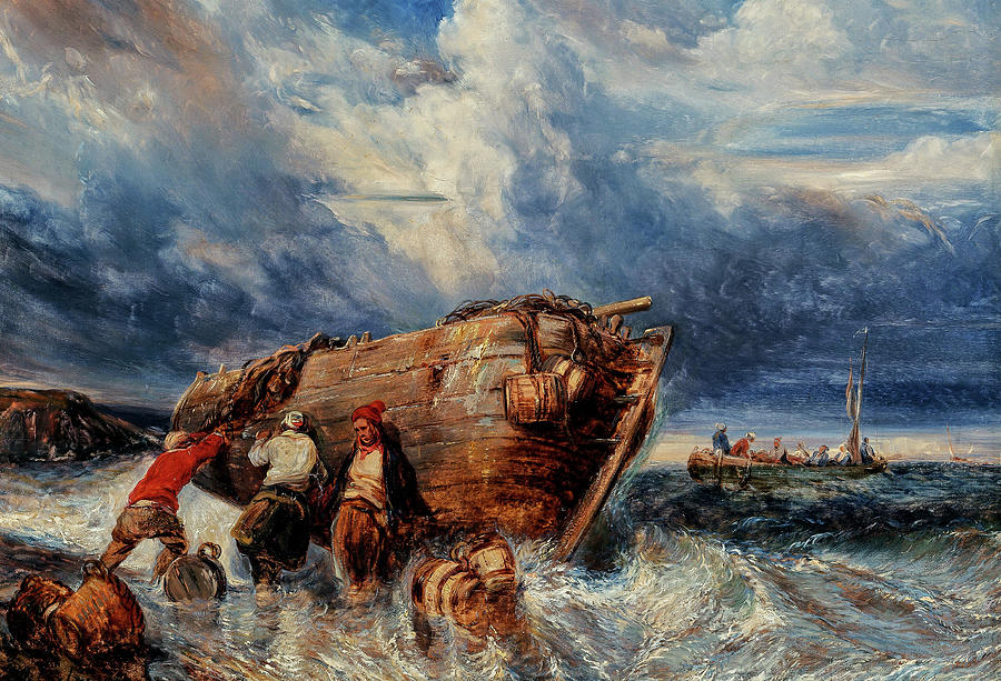 Isabey Asting  Stormy Seas Digital Art