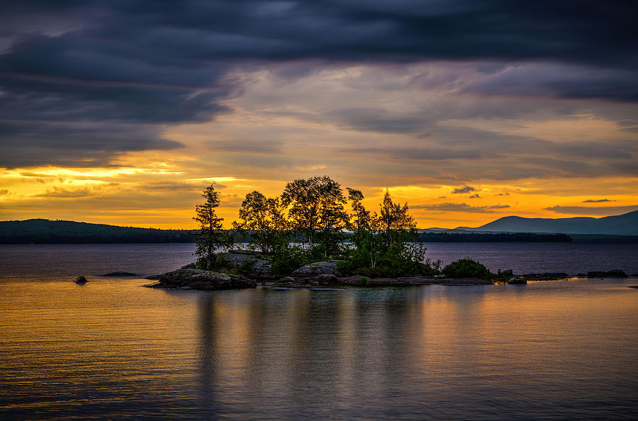 Island at Dawn Photograph by Norman Reid