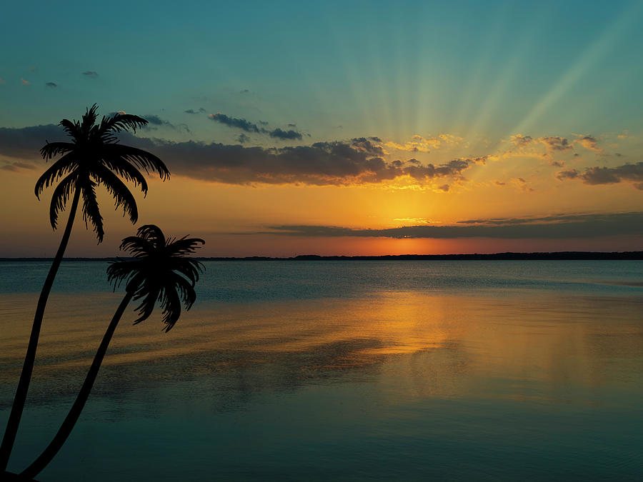 Sunset Photograph - Island Dream by Randall Allen