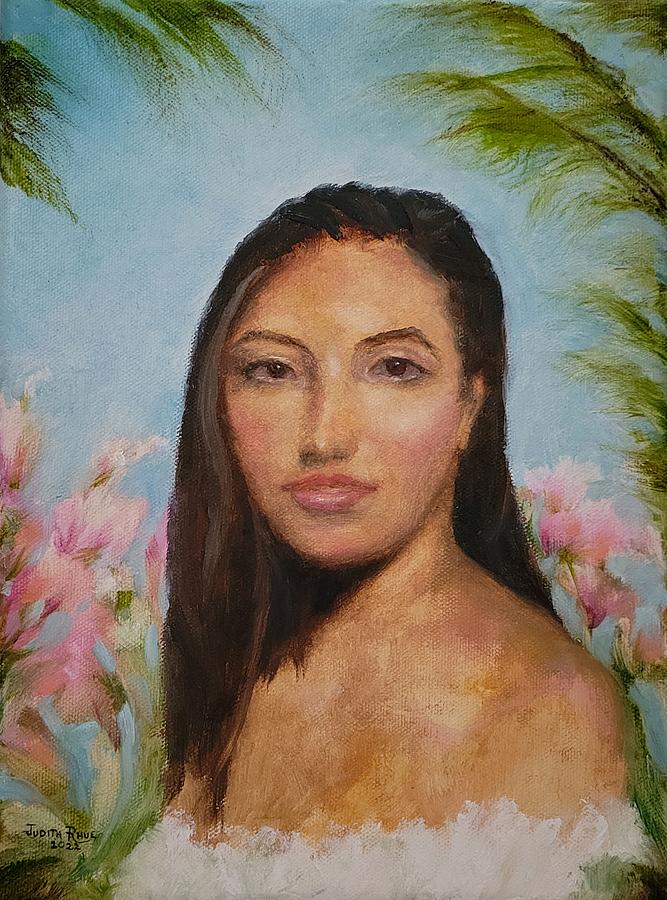 Island Girl Painting by Judith Rhue