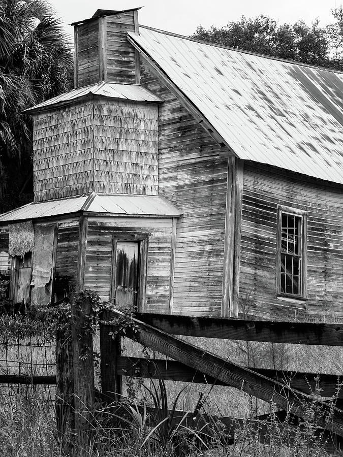 Island Grove Methodist Church in Ruins, Florida Photograph by Dawna Moore Photography