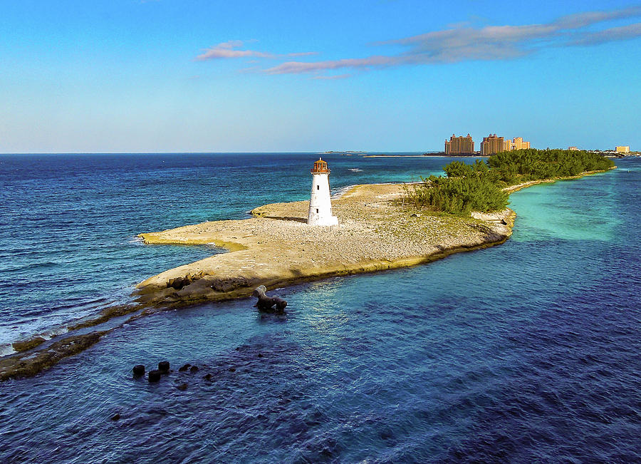 Island Lighthouse Photograph by Oswald George Addison