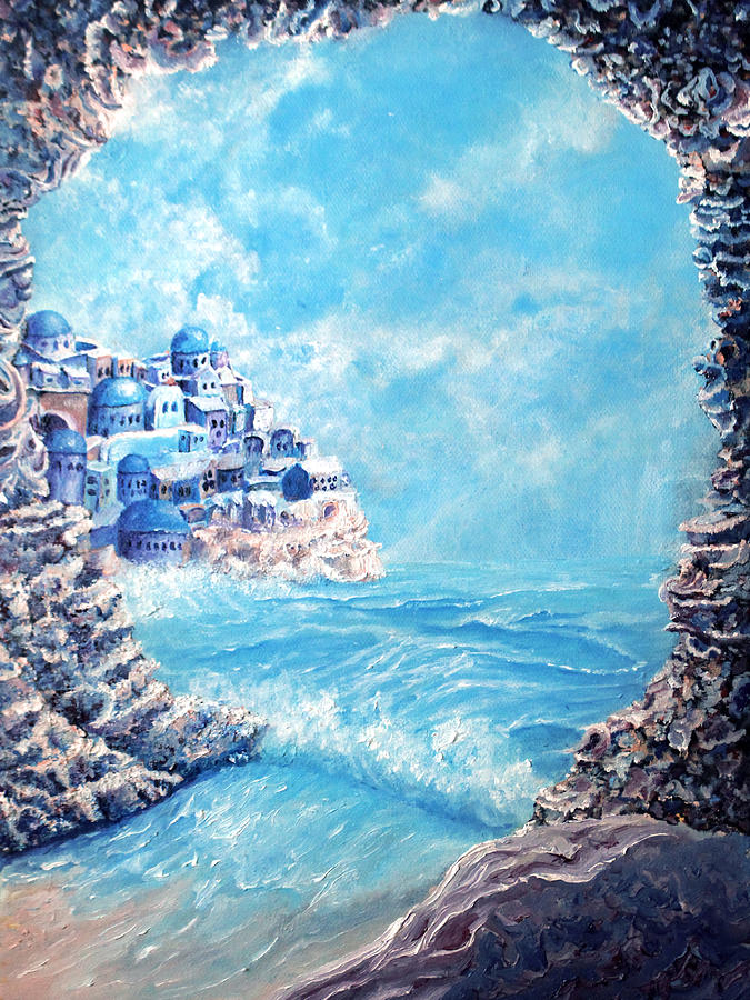 Island Painting by Medea Ioseliani