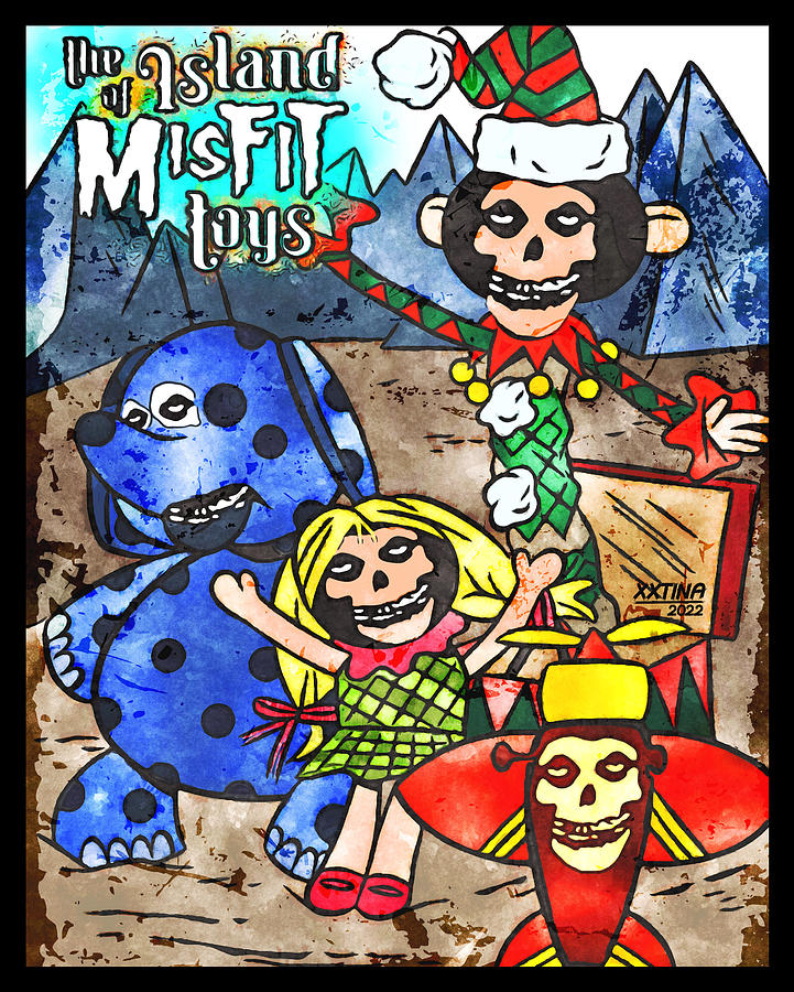 Island of Misfit Toys Drawing by Christina Rick