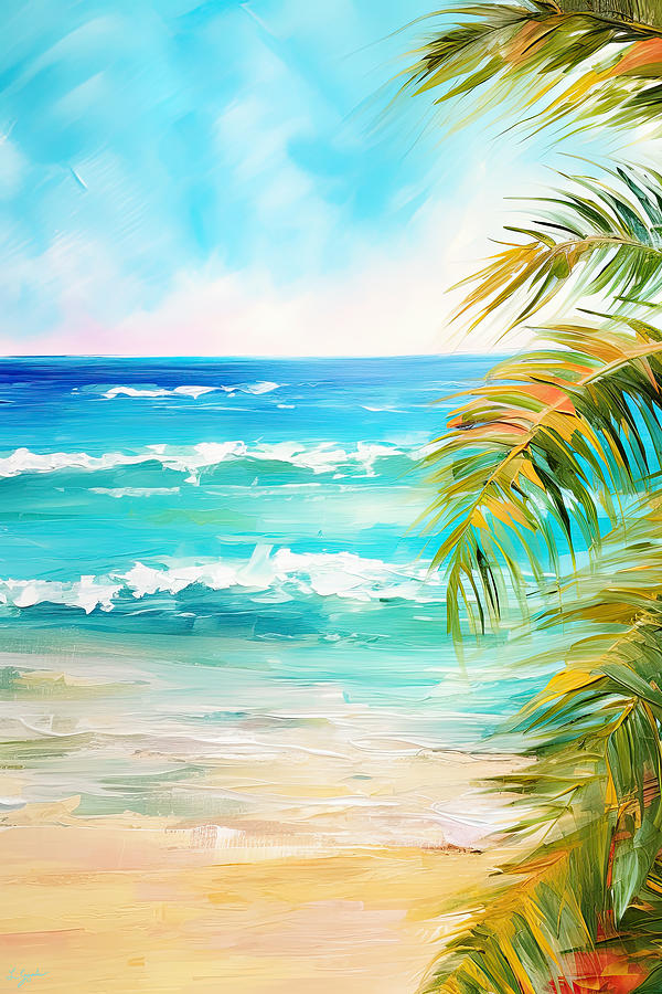 Island Paradise Painting by Lourry Legarde