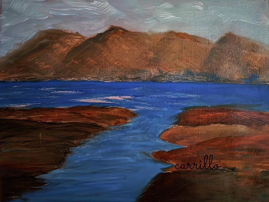 Island Retreat Painting by Ruben Carrillo
