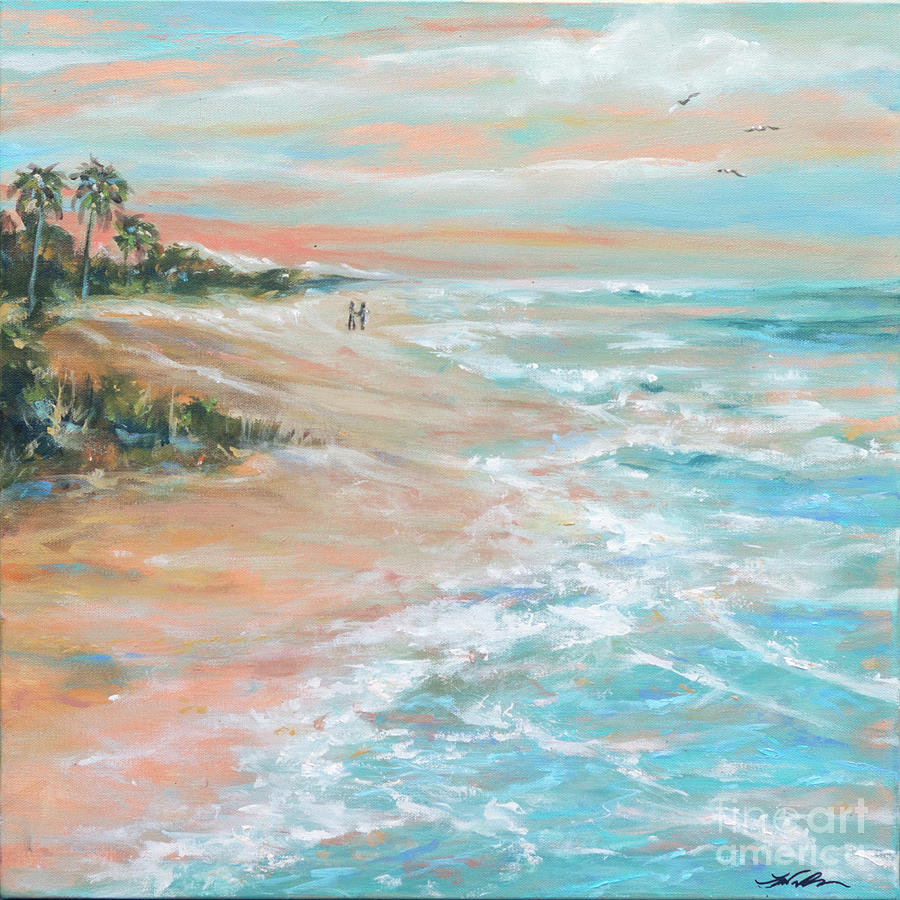 Island Romance Painting by Linda Olsen