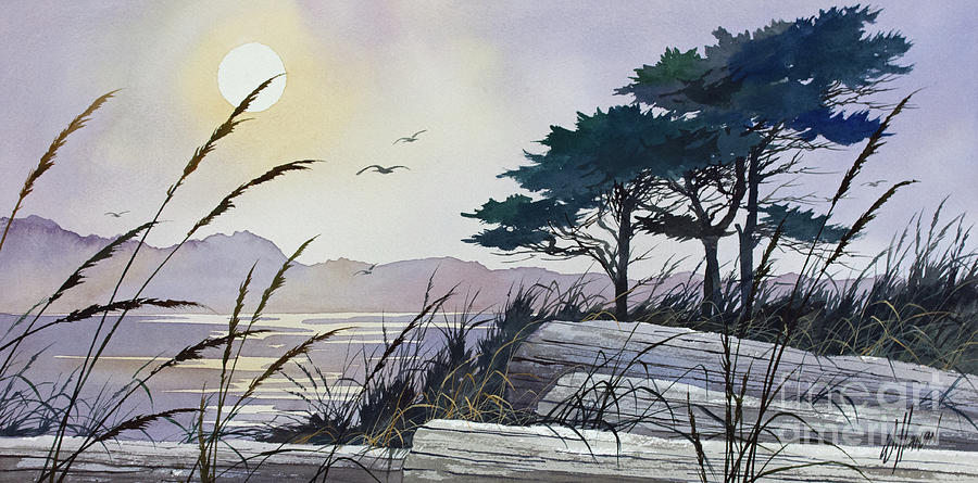Island Sun Painting by James Williamson