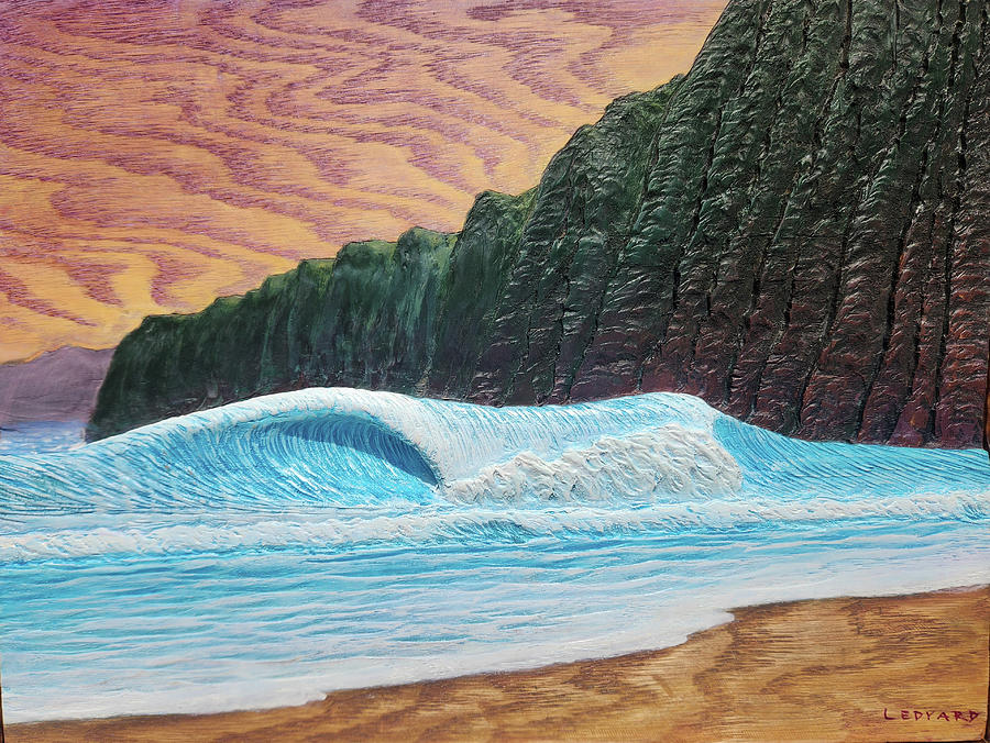Island Vibrations Painting by Nathan Ledyard