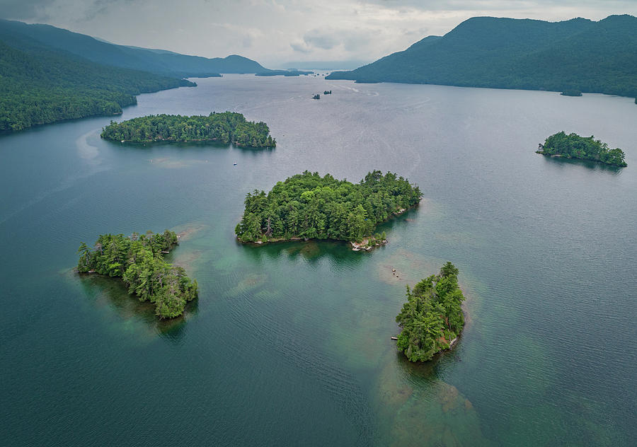 Islands in the Lake Photograph by Kent O Smith  JR