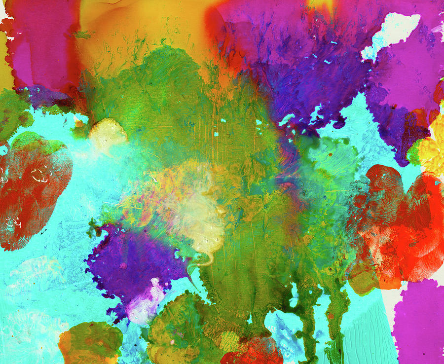 Islands of Colour Abstract Art by Kathleen Tennant Mixed Media by ...