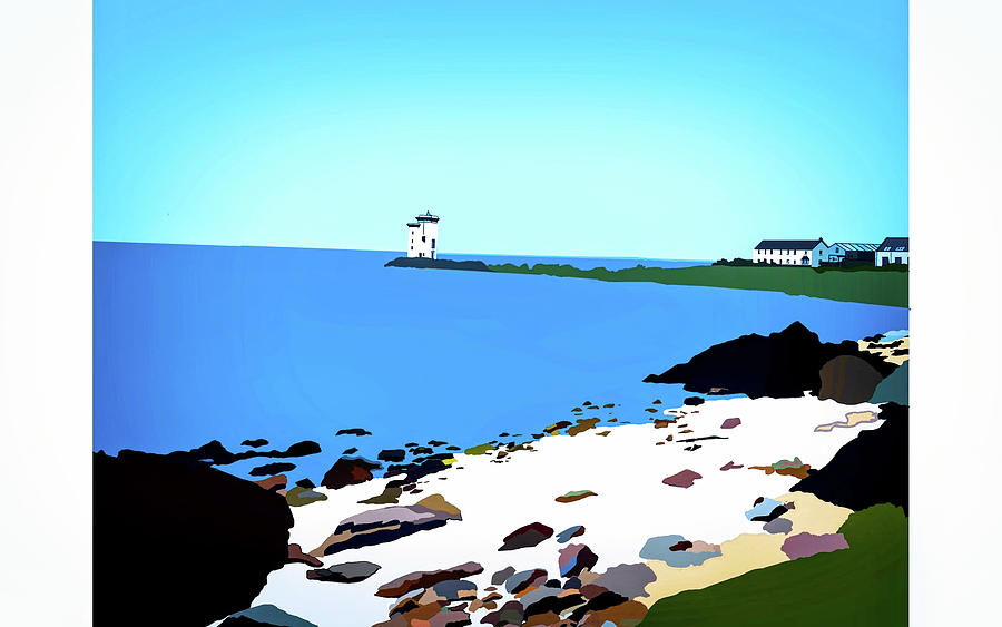 Islay Lighthouse Digital Art by John Mckenzie