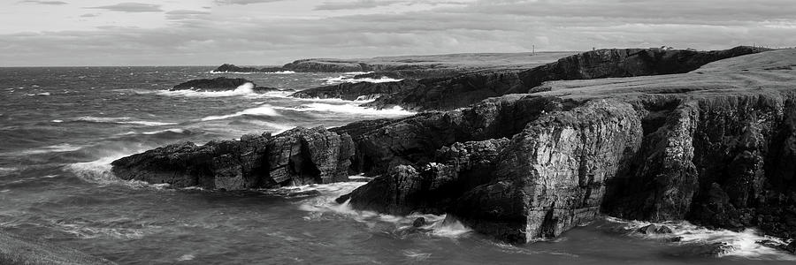 Isle of Lewis Outer Hebrides Black and white coast Photograph by Sonny Ryse
