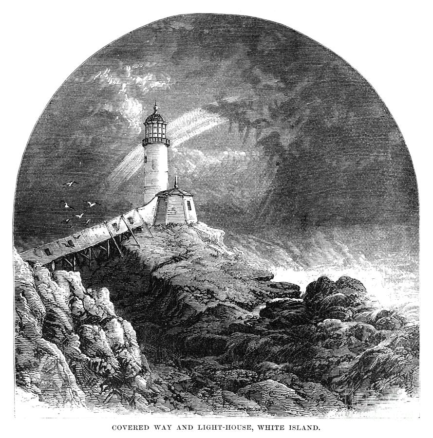Isle of Shoals, 1875 Drawing by Granger