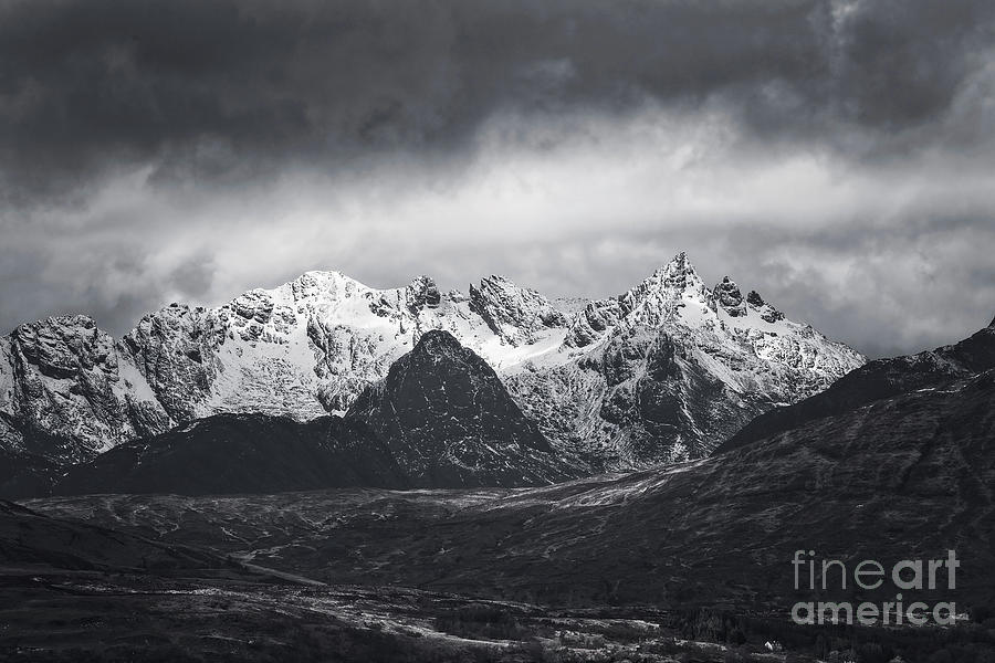 Isle of Skye Black Cuillin Mountains, Scotland  Photograph by Barbara Jones PhotosEcosse