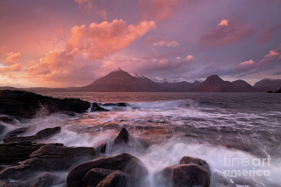 Isle Of Skye Cuillin Sunset From Elgol  Scotland. Photograph