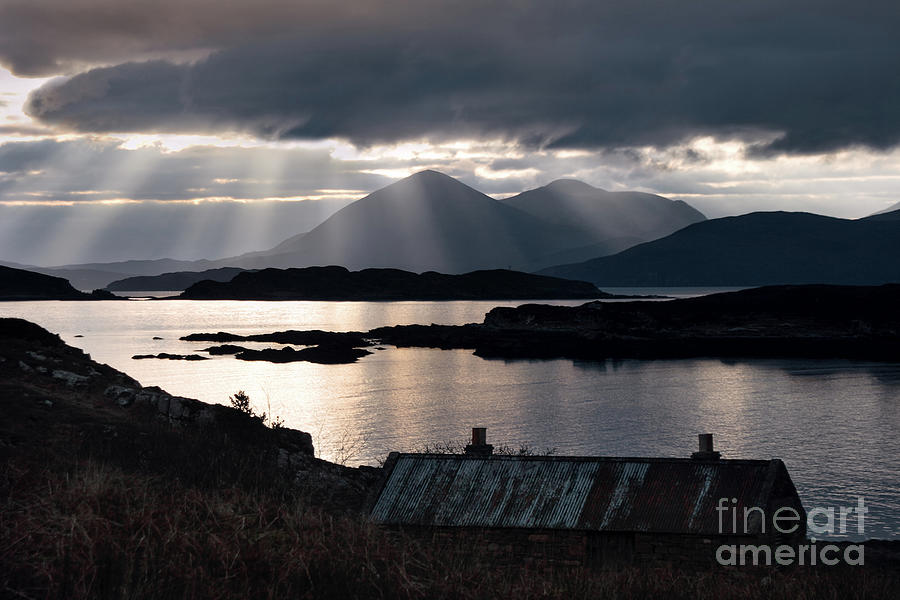 Isle Of Skye From Coillegillie Applecross Scotland Photograph