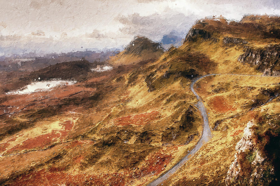 Isle of Skye, Panorama - 08 Painting by AM FineArtPrints