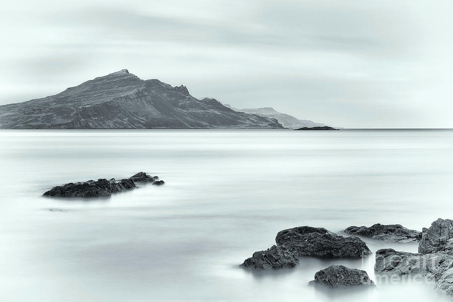  Isle of Skye, Trotternish Ridge from Braes,Scotland. Photograph by Barbara Jones PhotosEcosse