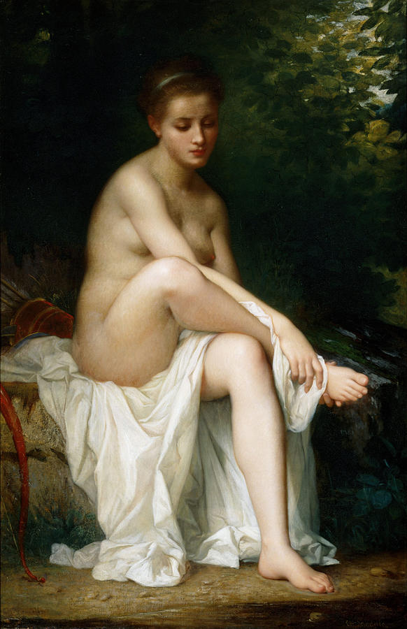 Ismenie Nymph Of Diana Painting