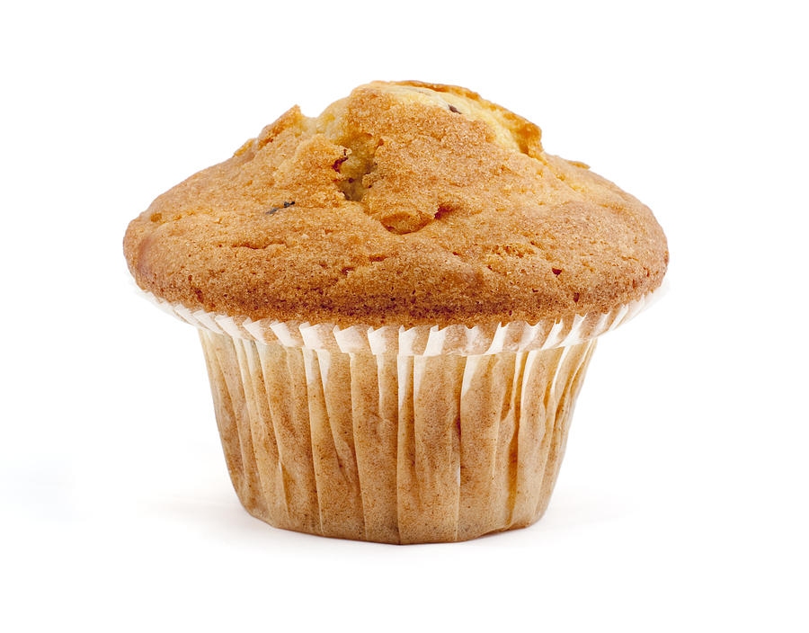 Isolated Single Muffin Photograph by SimonDGCrinks