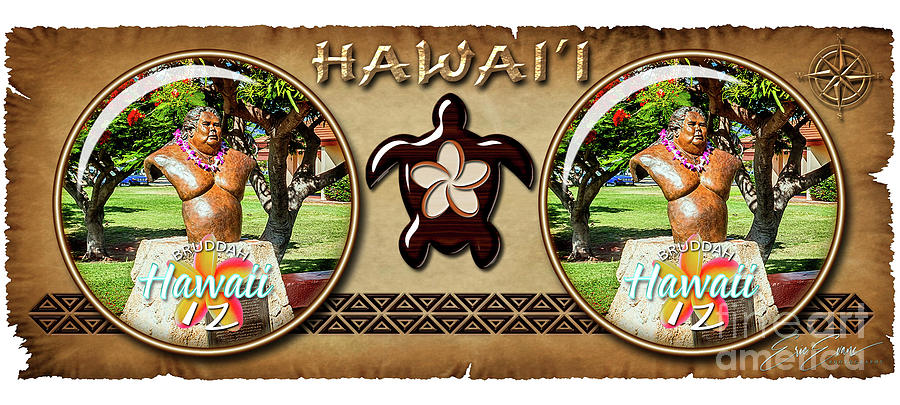 Israel Kamakawiwoole - Bruddah IZ Memorial Hawaiian Style Coffee Mug Design Photograph by Aloha Art
