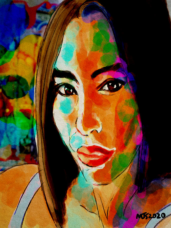 Israeli Woman Digital Art by Michael Kallstrom - Pixels