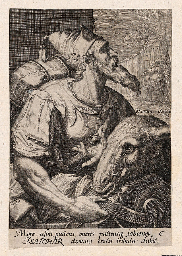 Issachar Drawing by Jacques de Gheyn II