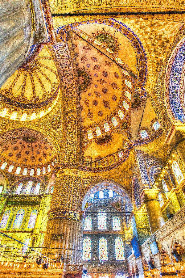 Istanbul Blue Mosque Art Photograph