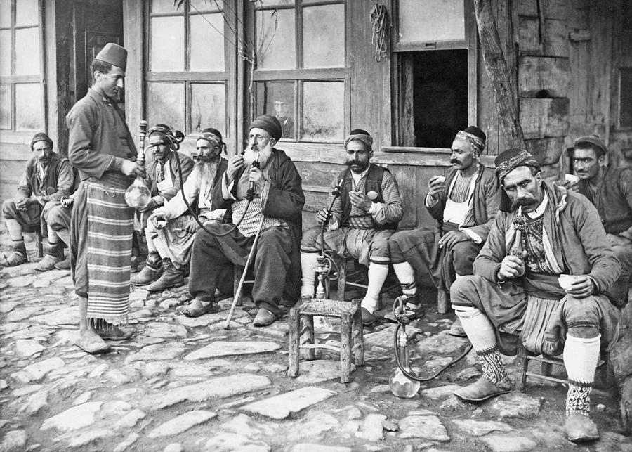 Istanbul Cafe in 1885 Photograph by Munir Alawi