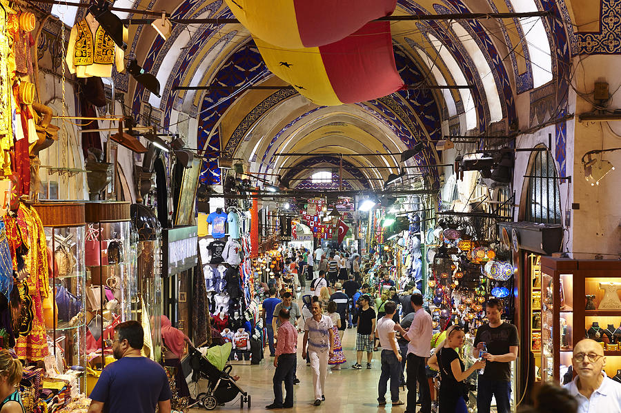 Istanbul, Grand Bazaar Photograph by Andrea Pistolesi