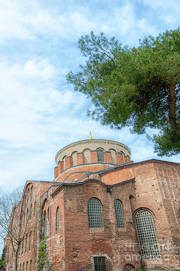 Byzantine Photograph - Istanbul Hagia Irene by Antony McAulay