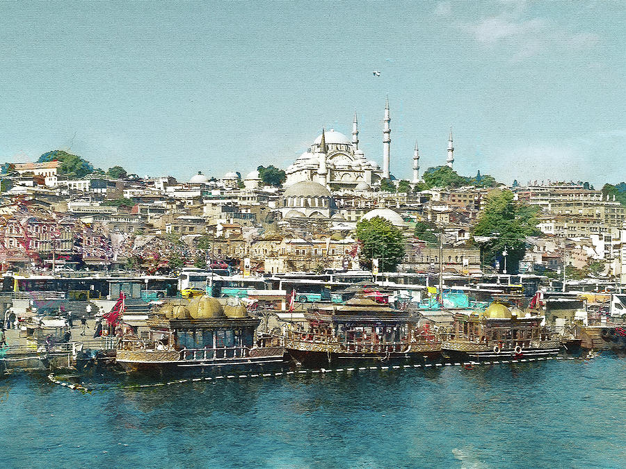 Istanbul. View from Galata Bridge. Photograph by Alex Mir