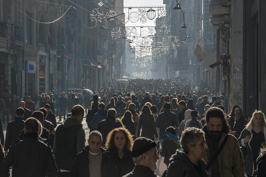 Istiklal Street,Beyoglu,Istanbul,Turkey Photograph by Ayhan Altun